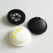 High quality white 37mm diameter air control degassing plastic breath TPU air valve with silicone rubber for face facemask